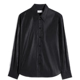 Black shirt, front view