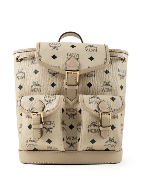 Tan bag, front view