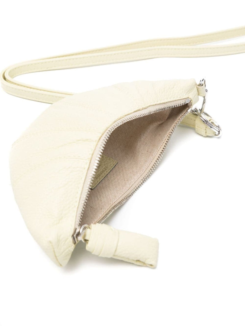 LEMAIRE White Croissant Coin Pouch