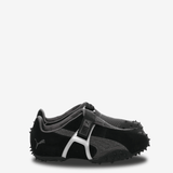 Black and gray shoe,front view