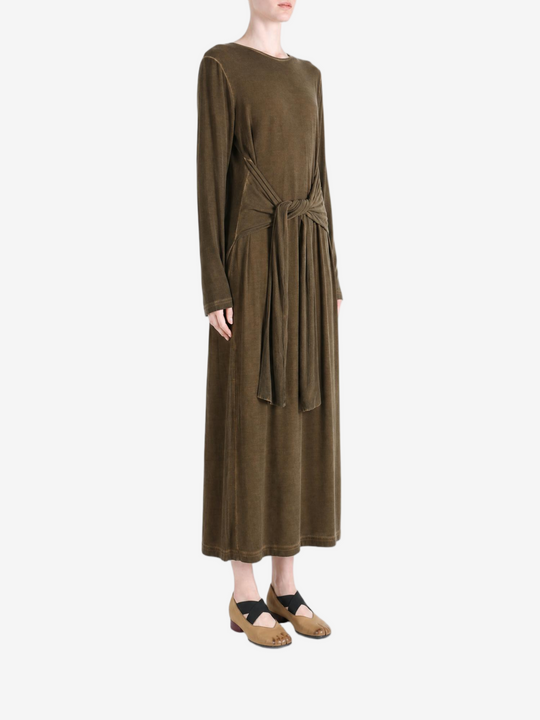 Brown dress, front view