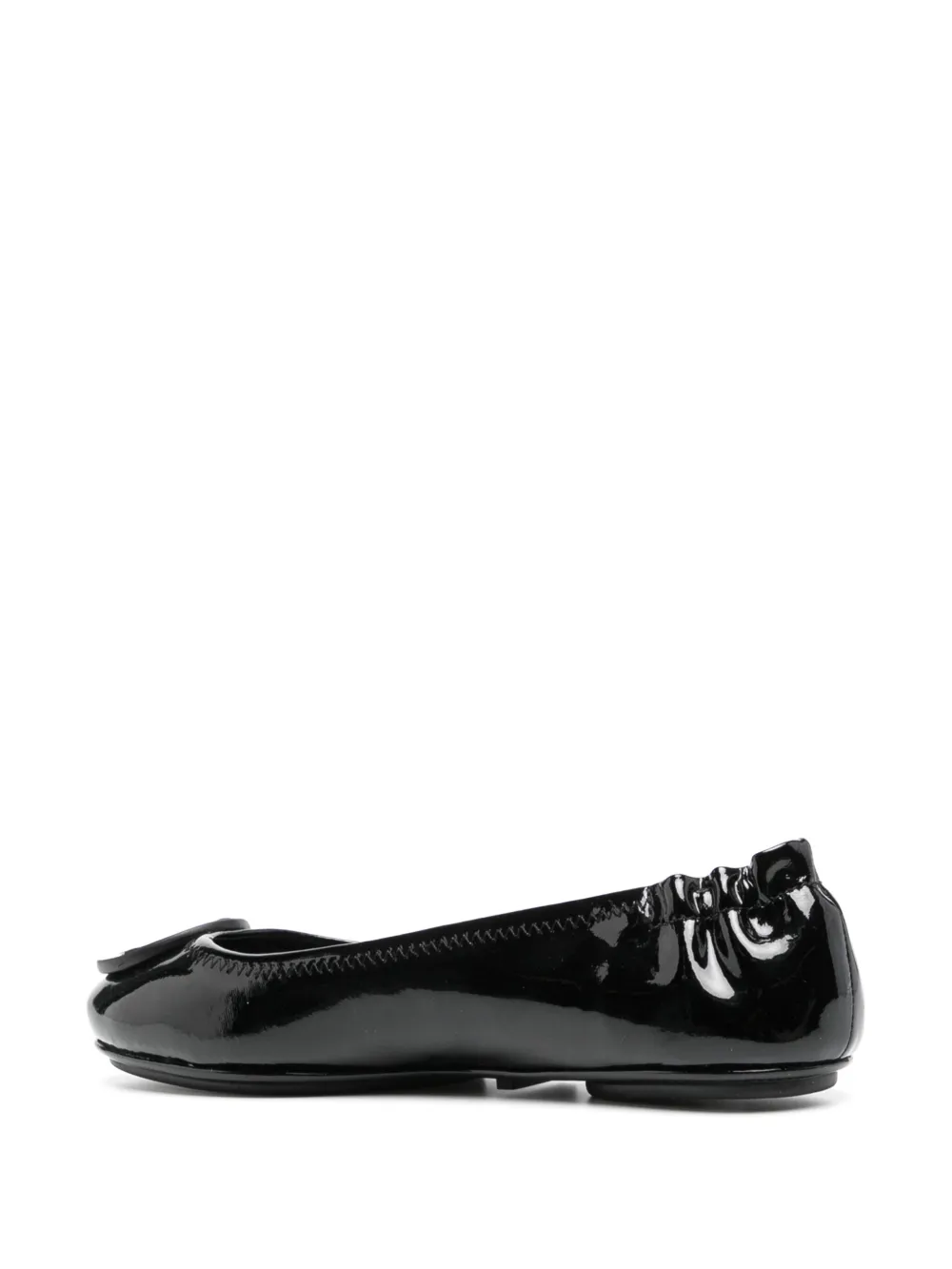 Black shoes, back view