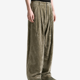 Green pants, front view