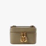 Tan bag, front view