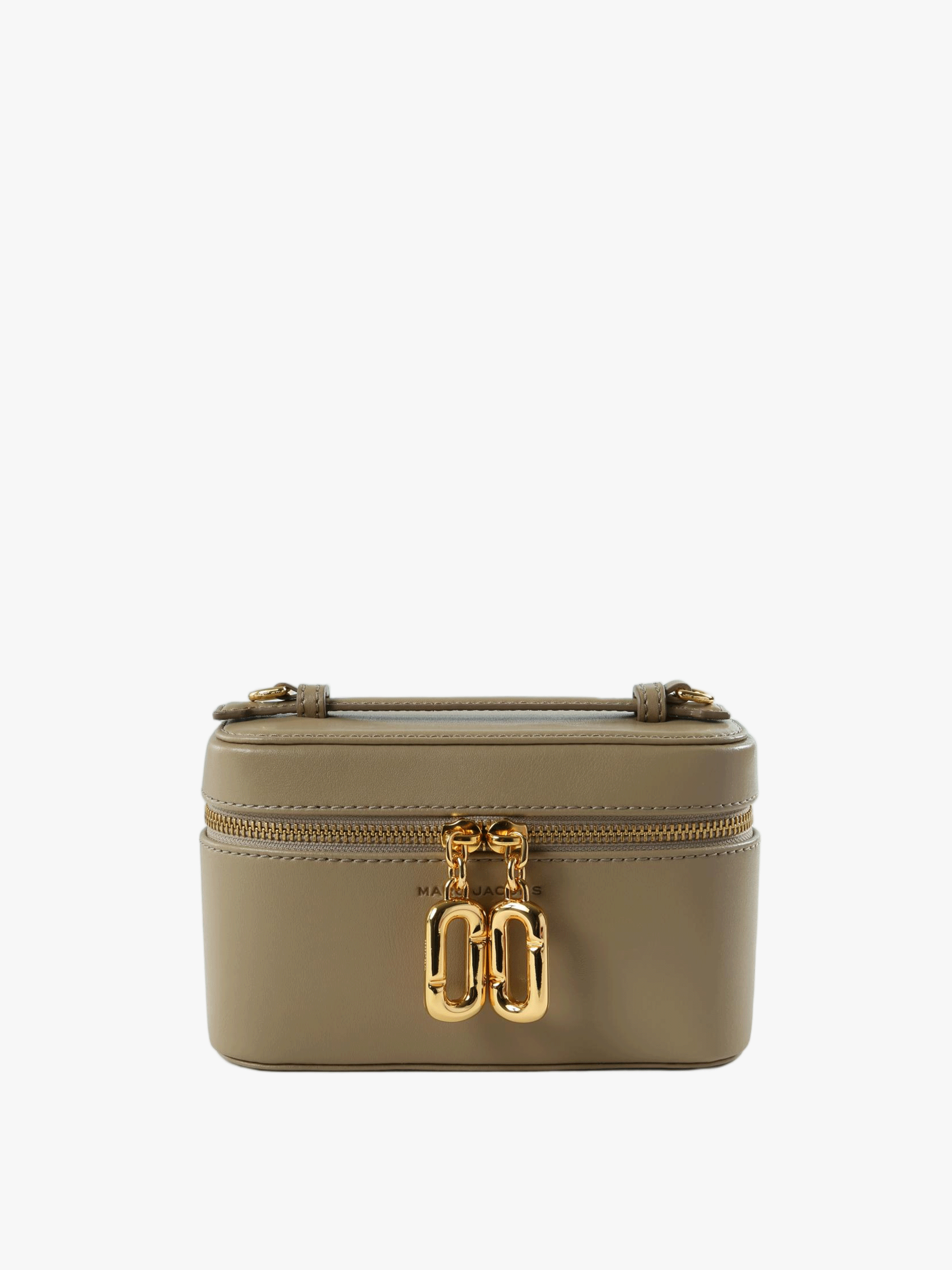 Tan bag, front view