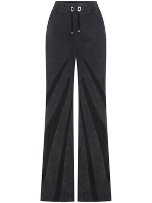 DION LEE Women Darted Terry Pant
