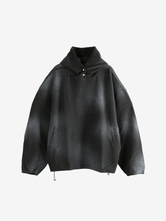 Black hoodie, front view