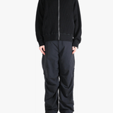 Black hoodie, full body view