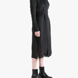 black coat ,full body view