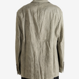 Green jacket, full body view