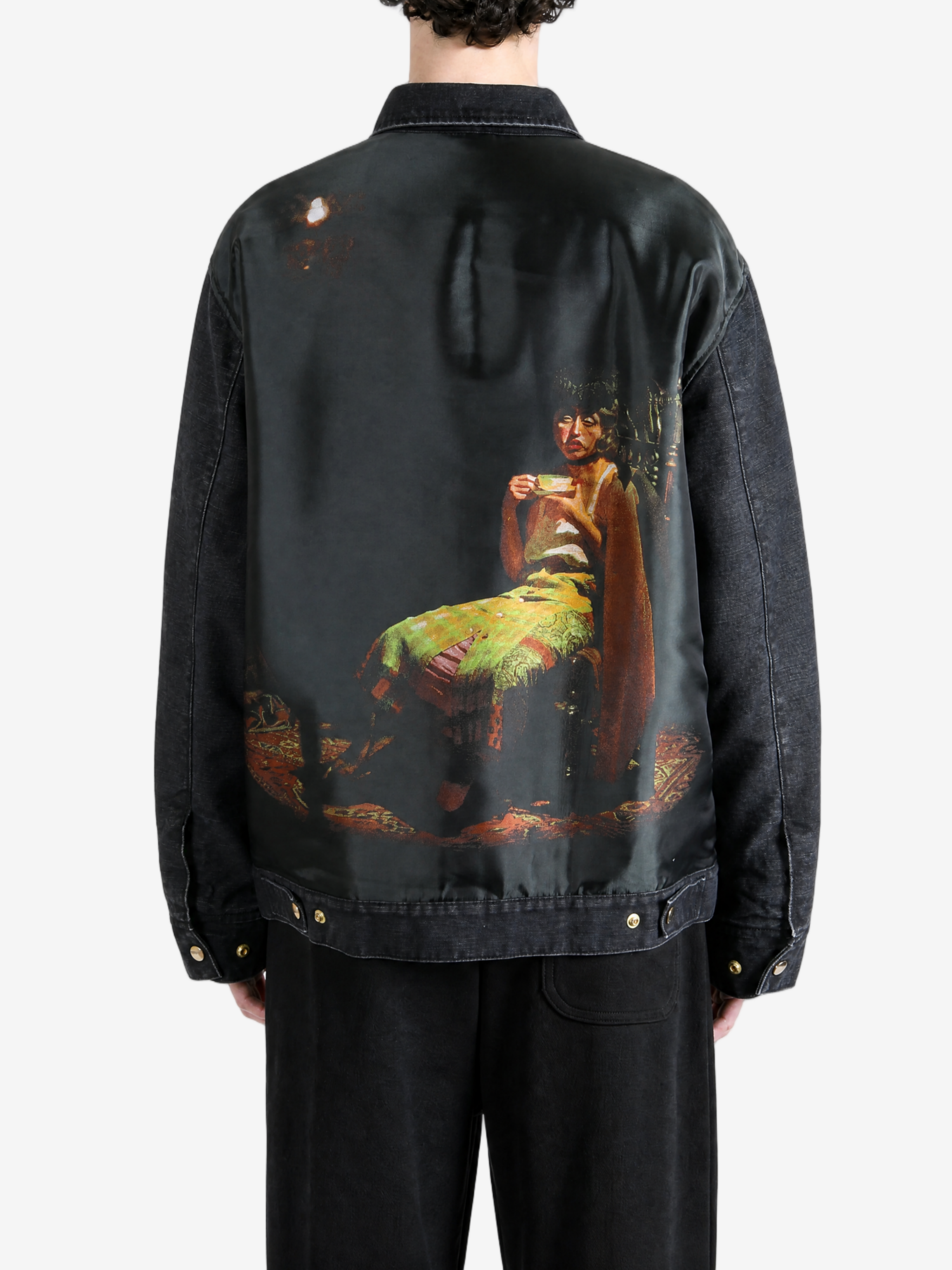 Black jacket, full body view