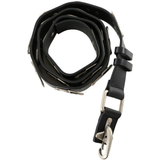 Black accessories, front view