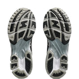 Close up of Grey shoes, showing detail