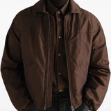 Brown jacket, front view
