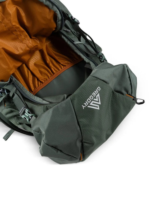 Green bag, front view