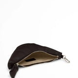 Brown accessories, front view