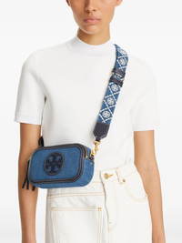 TORY BURCH - Women Miller Denim Mini Crossbody Bag