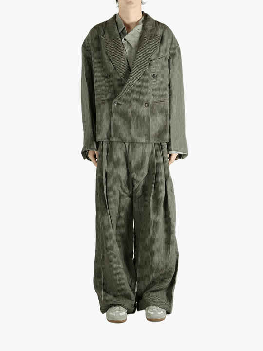 Green jackets, full body view