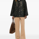 Green jacket, full body view