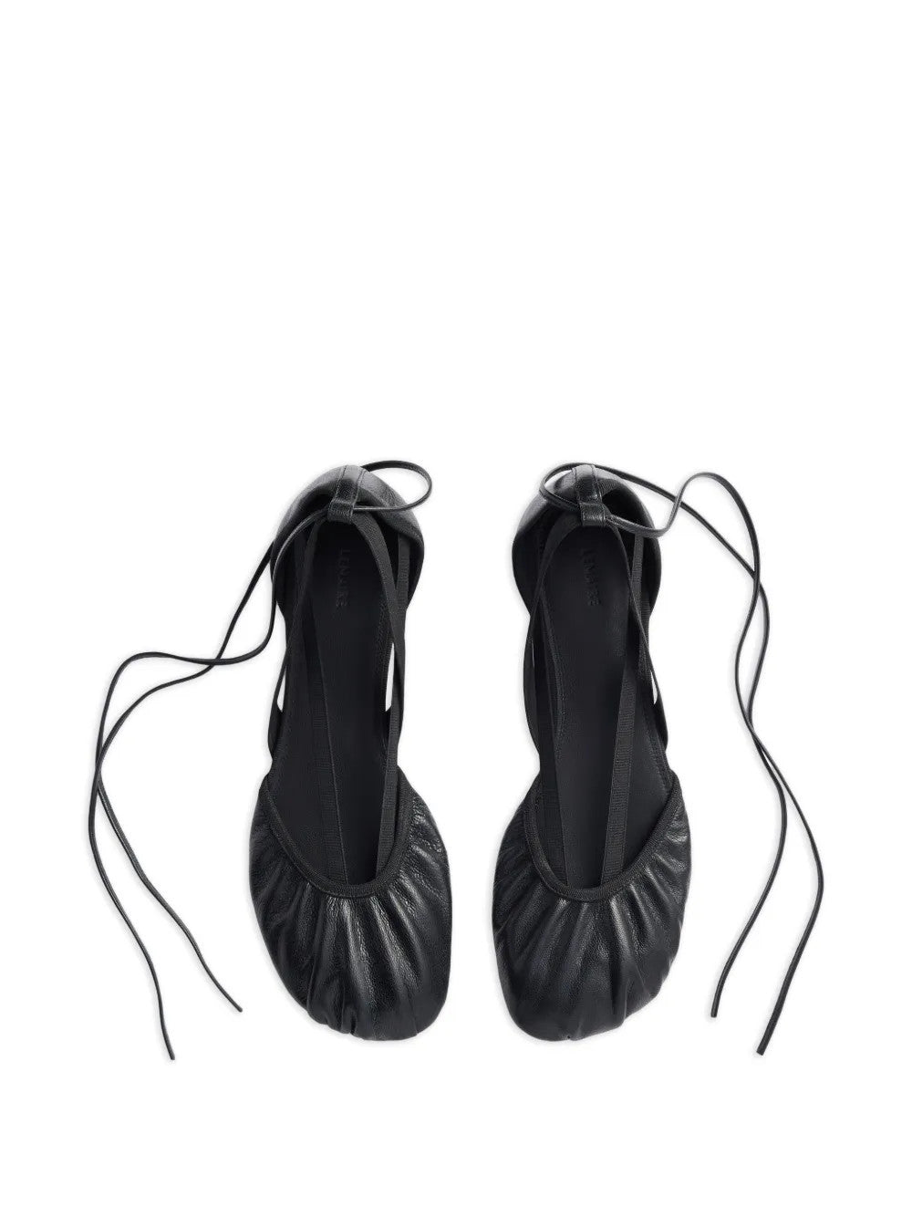 Black flats, front view