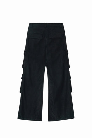 DET BLEV SENT - Men Denim Grattan Pants