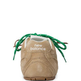 Tan shoes, front view