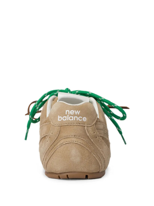 Tan shoes, front view