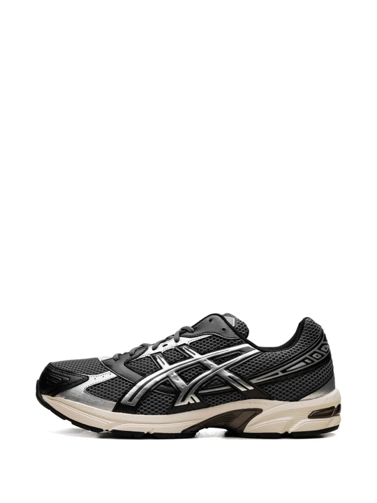 Grey sneakers, front view