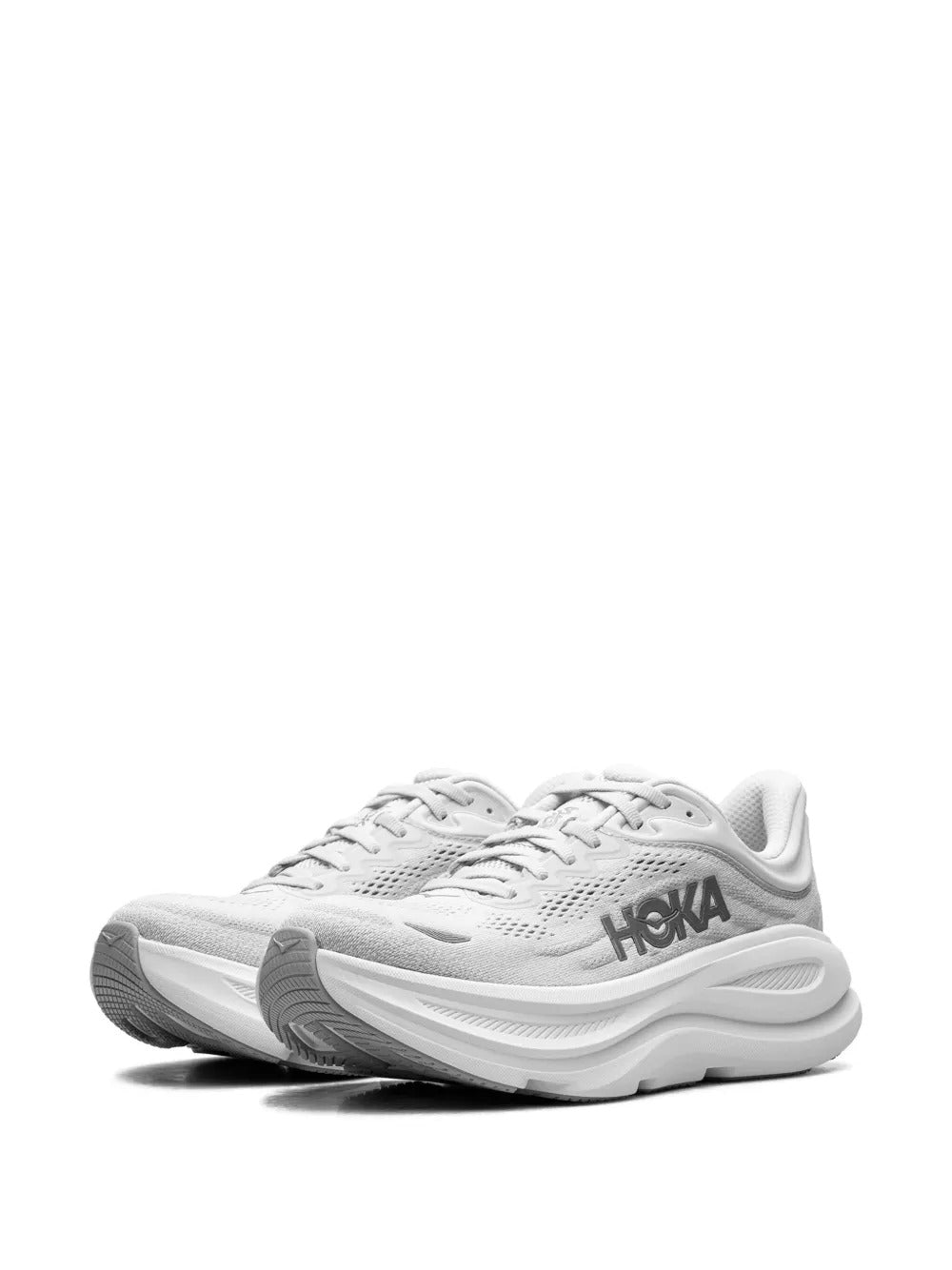 Grey sneakers,side view