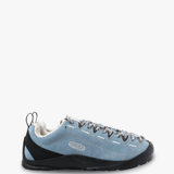 Blue shoes, side view