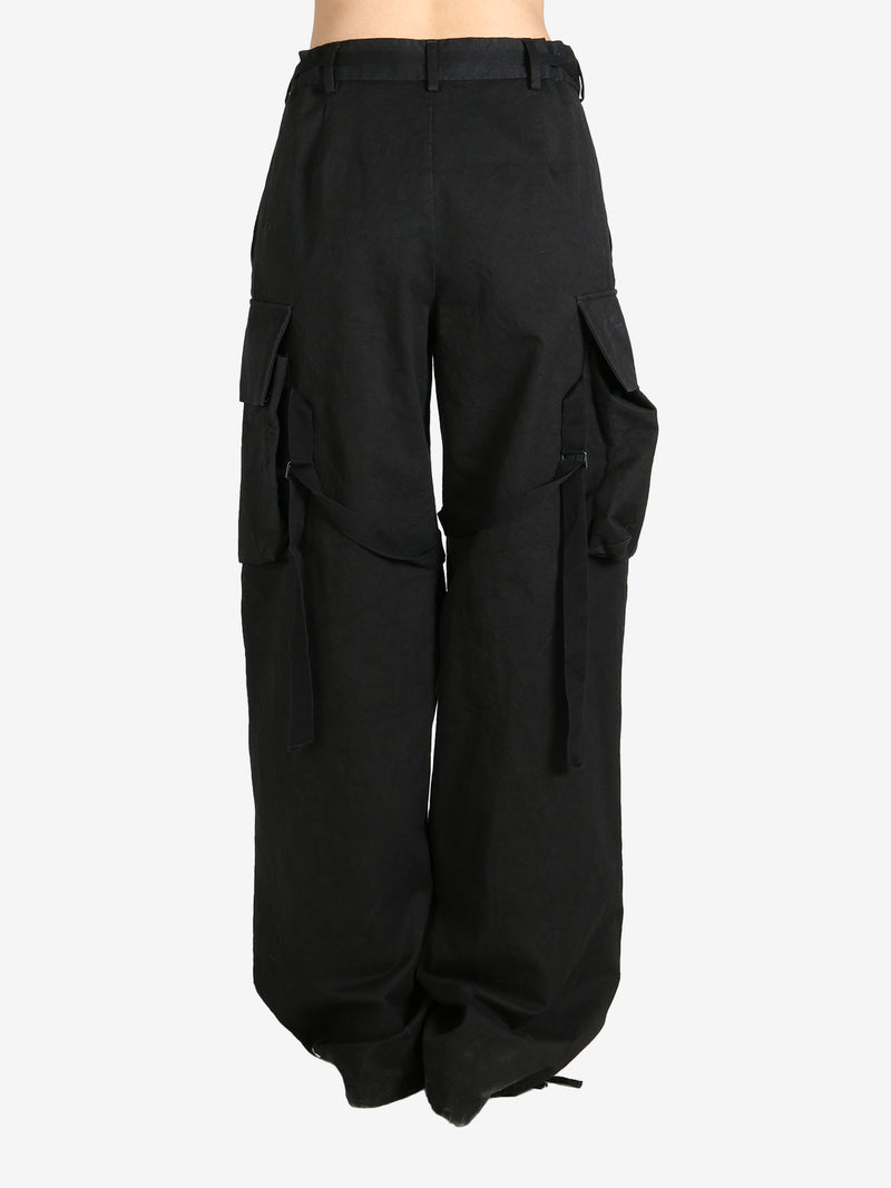 ANN DEMEULEMEESTER - Women Natural Wash Cargo Pant