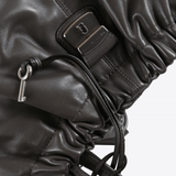 Close up of Black bag, showing detail