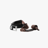 Black accessories, front view