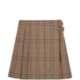 Tan skirt, front view