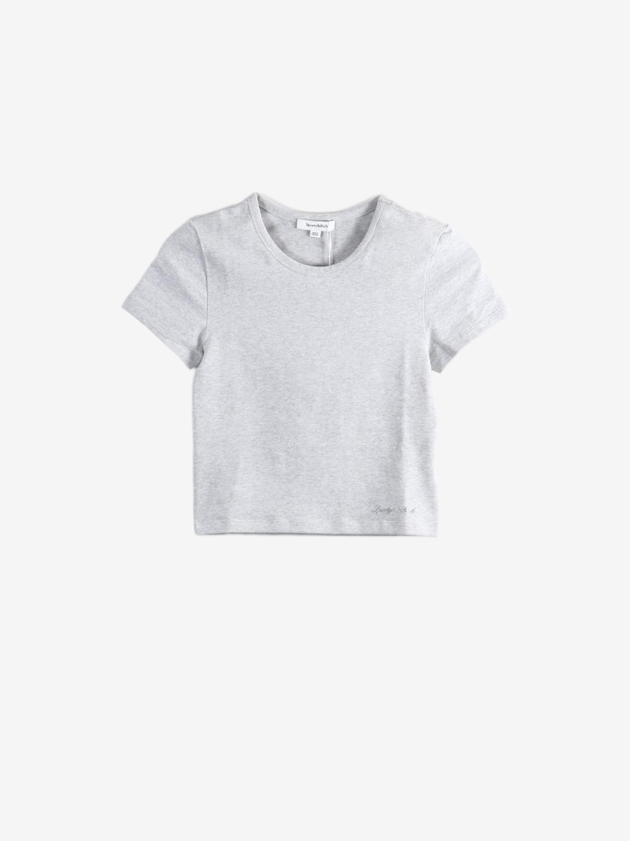 Grey t-shirt, front view