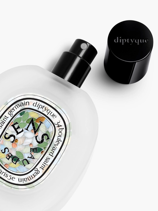 Diptyque hair mist, side view