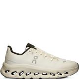 Tan sneakers, front view