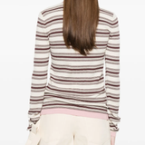 Brown shirt worn by a person, showing the shirt fit