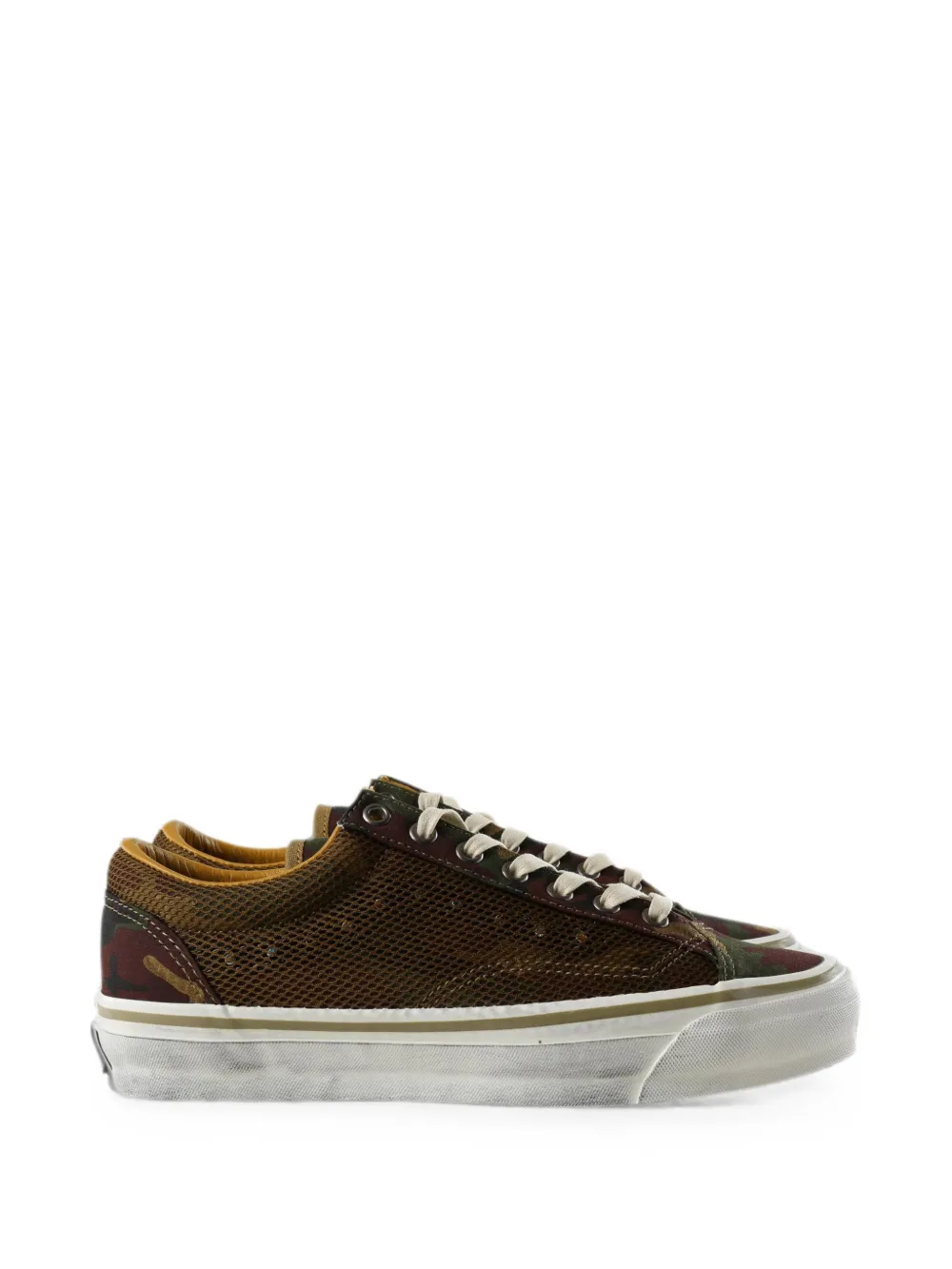 Green shoes, side view