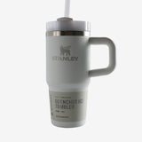 Tan tumbler, front view