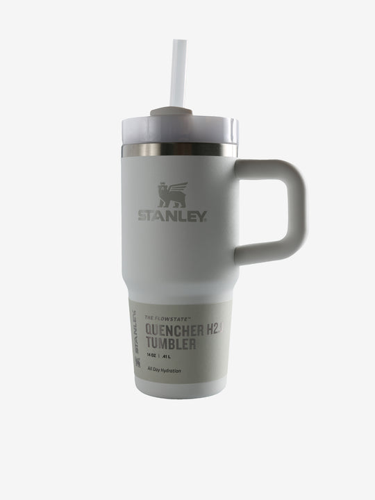 Tan tumbler, front view