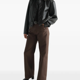 Brown pants, front view