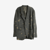 Grey blazer, front view