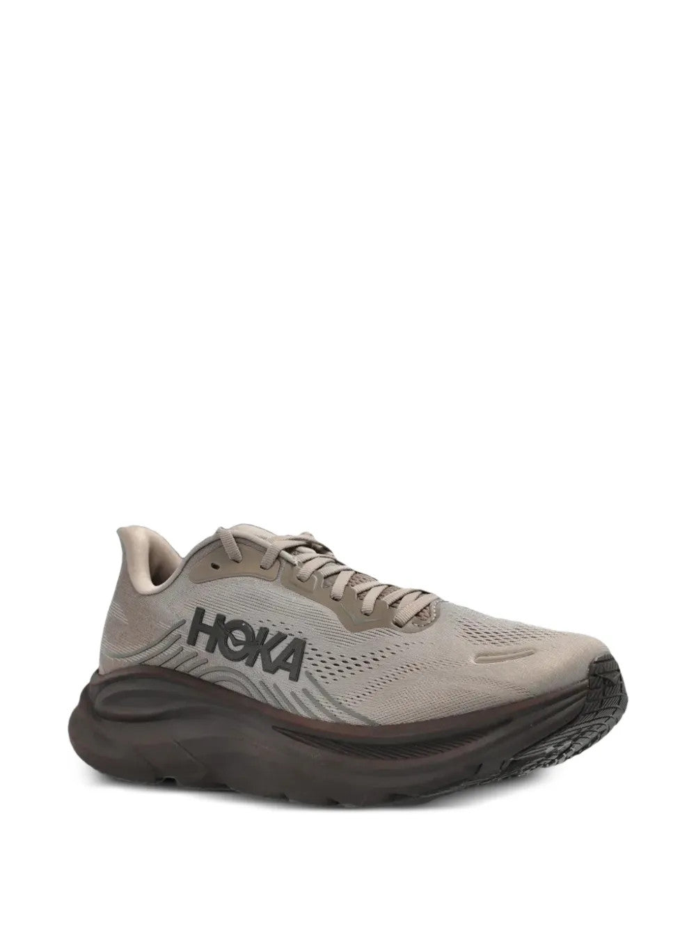 Grey shoes, front view
