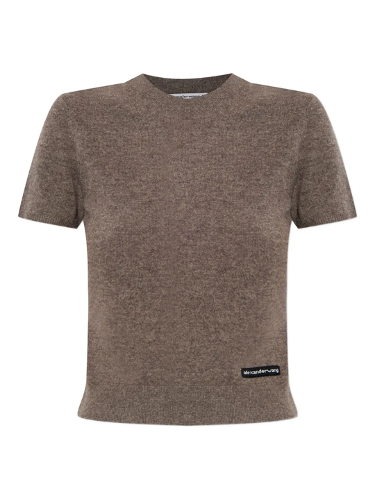 brown t-shirts, front view