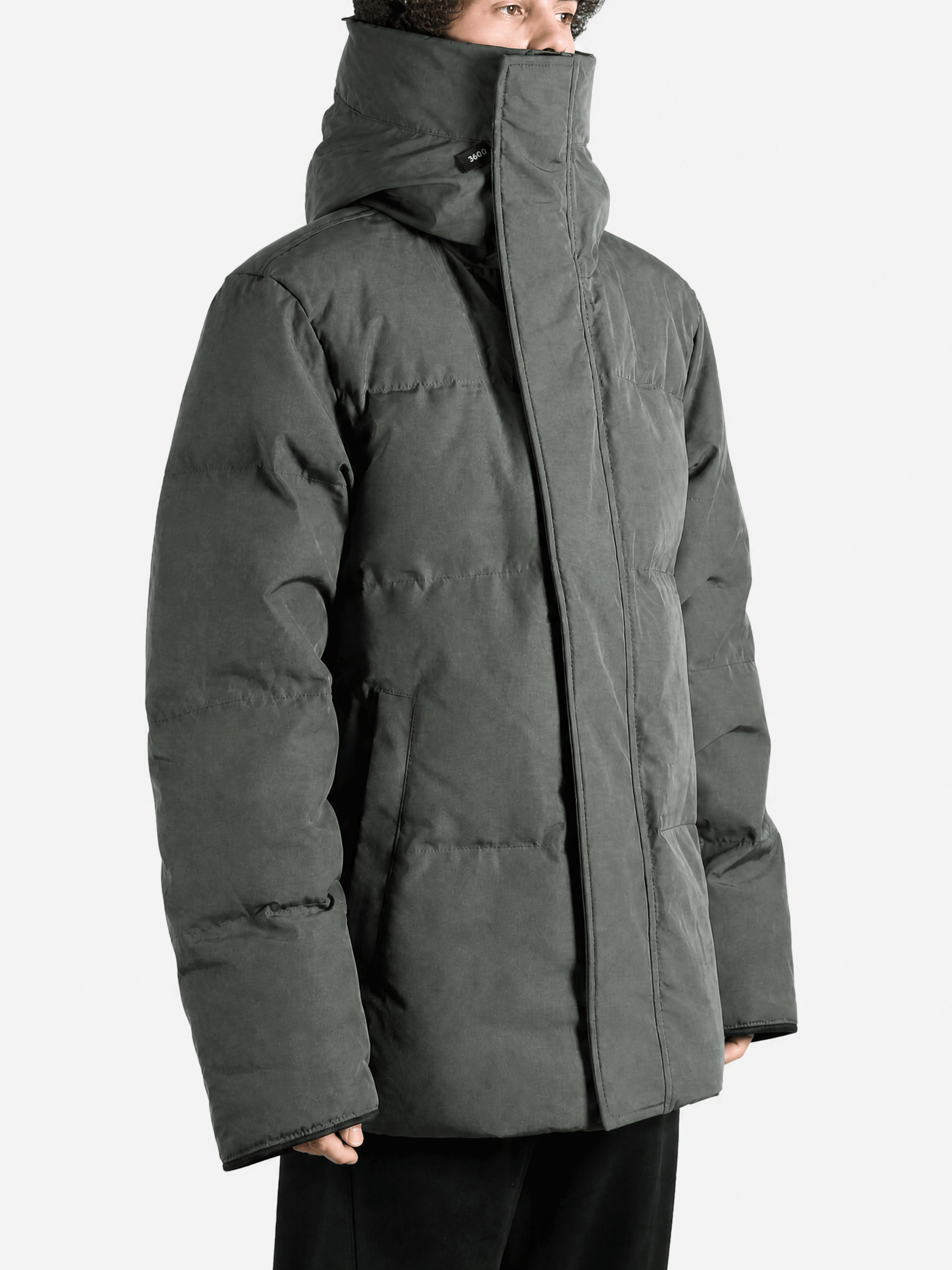 Black jacket, front view