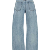 Light blue jeans,back view