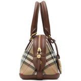 Tan bag, side view