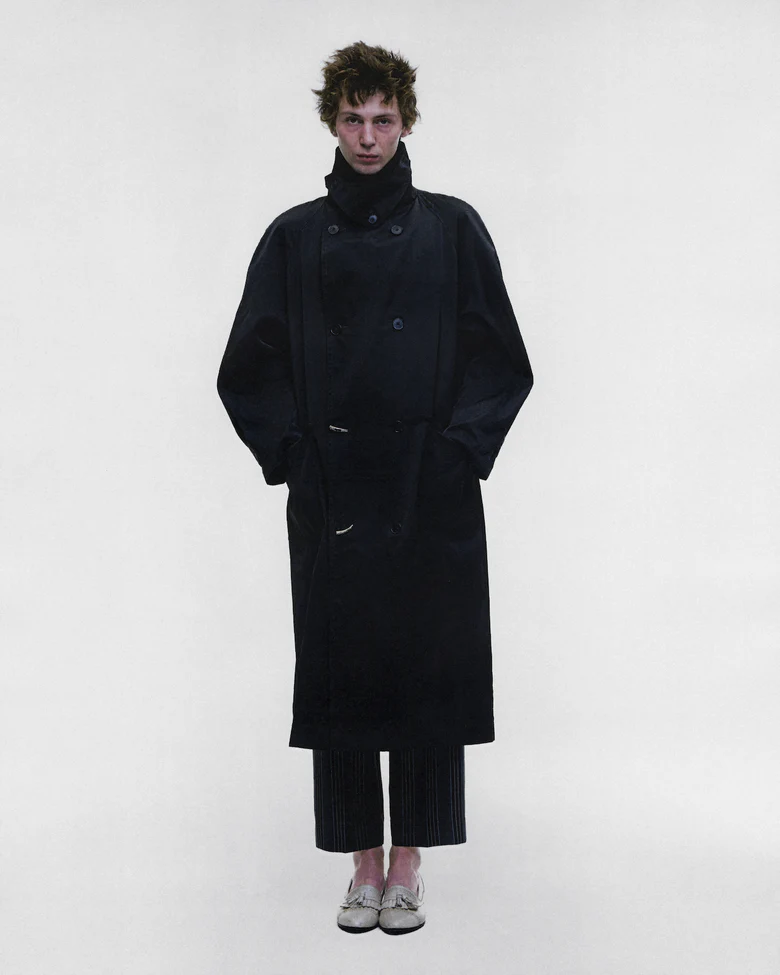 Black jacket, full body view