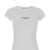ALEXANDER WANG - Women Logo Print Fitted Tee